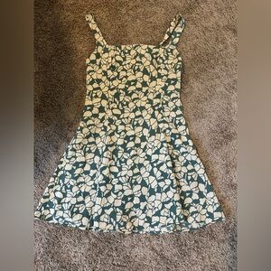 Abercrombie & Fitch Teal and White Dress